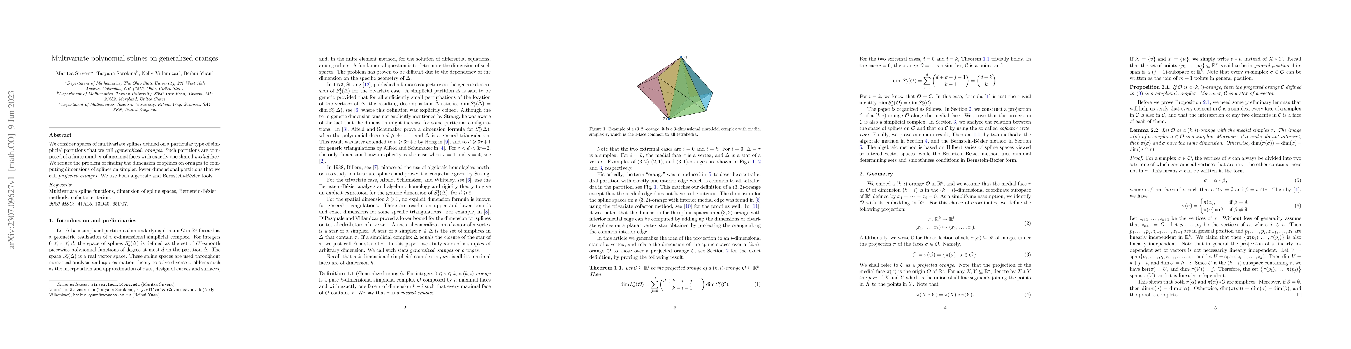 Thumbnail for Multivariate polynomial splines on generalized oranges