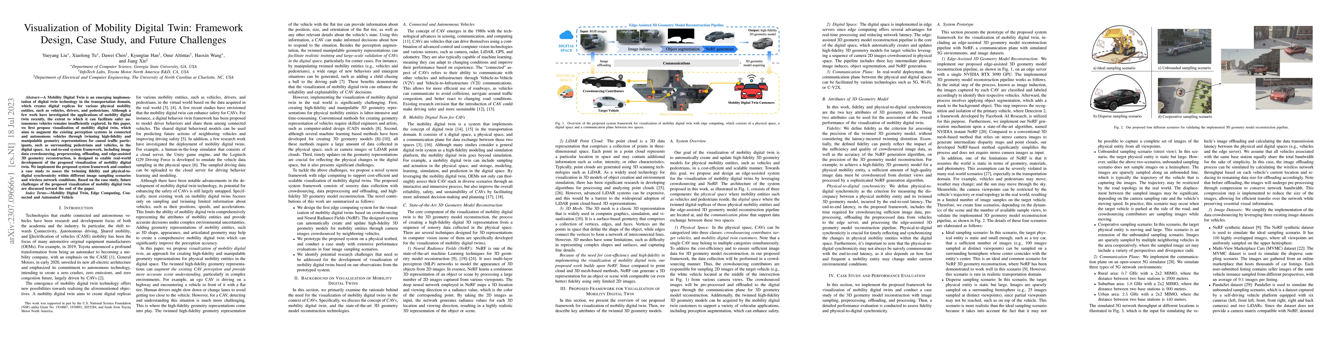 Thumbnail for Visualization of Mobility Digital Twin: Framework Design, Case Study,
  and Future Challenges