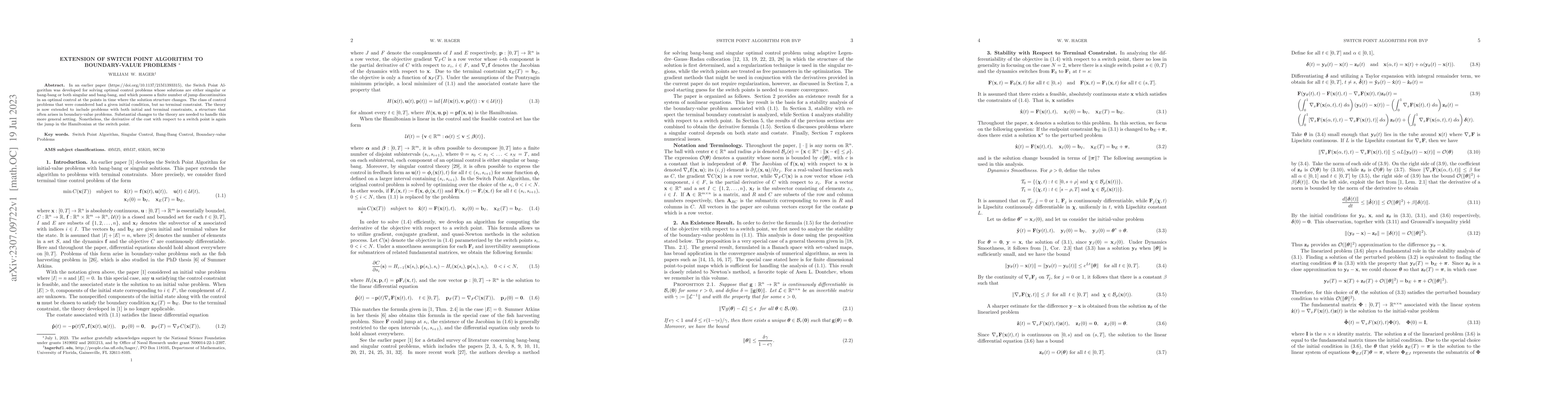 Thumbnail for Extension of Switch Point Algorithm to Boundary-Value Problems