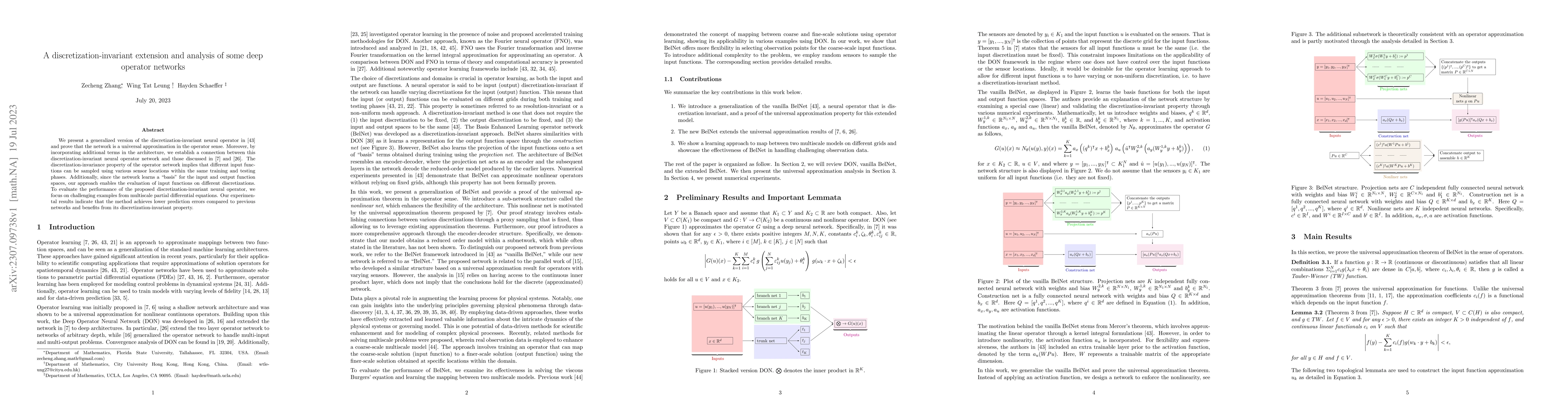Thumbnail for A discretization-invariant extension and analysis of some deep operator
  networks