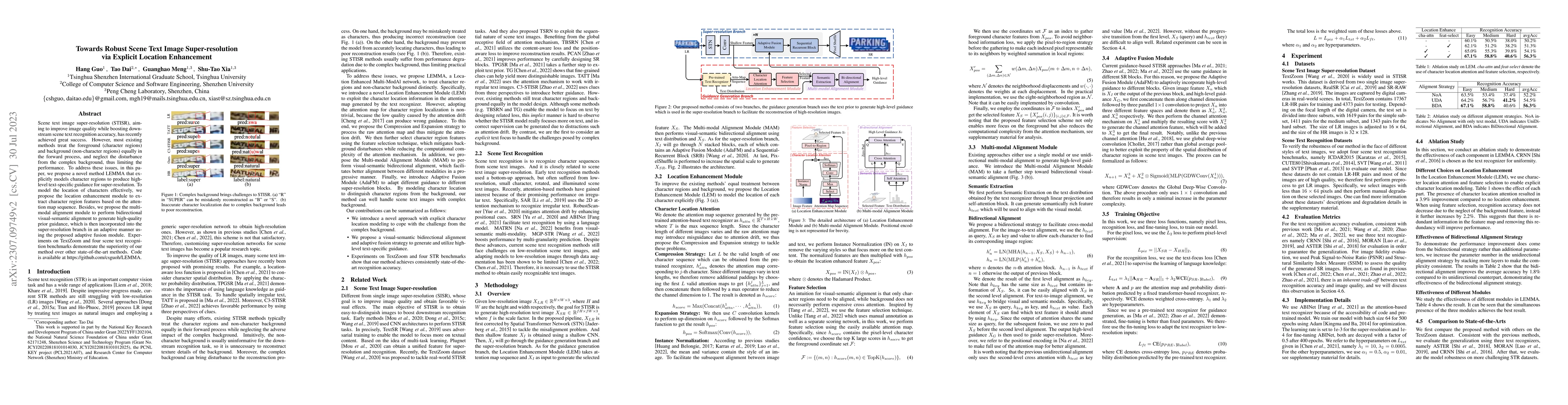 Thumbnail for Towards Robust Scene Text Image Super-resolution via Explicit Location
  Enhancement