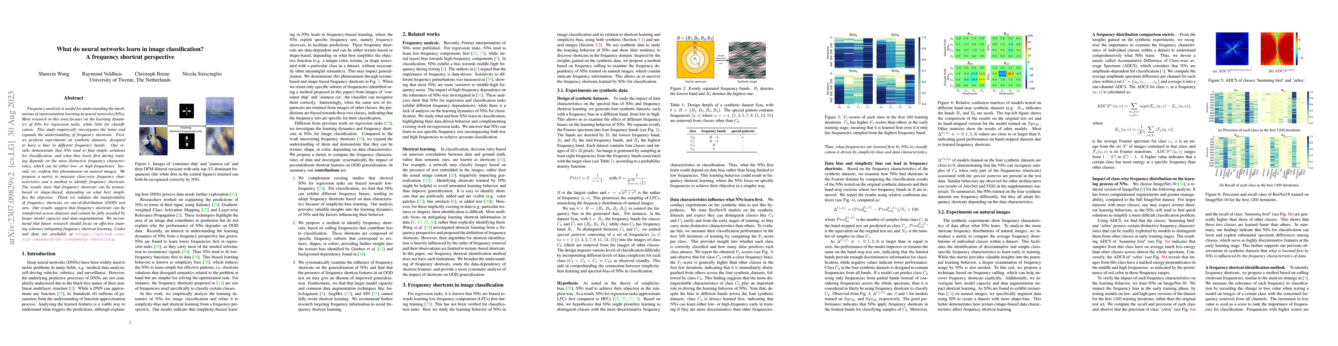 Thumbnail for What do neural networks learn in image classification? A frequency
  shortcut perspective