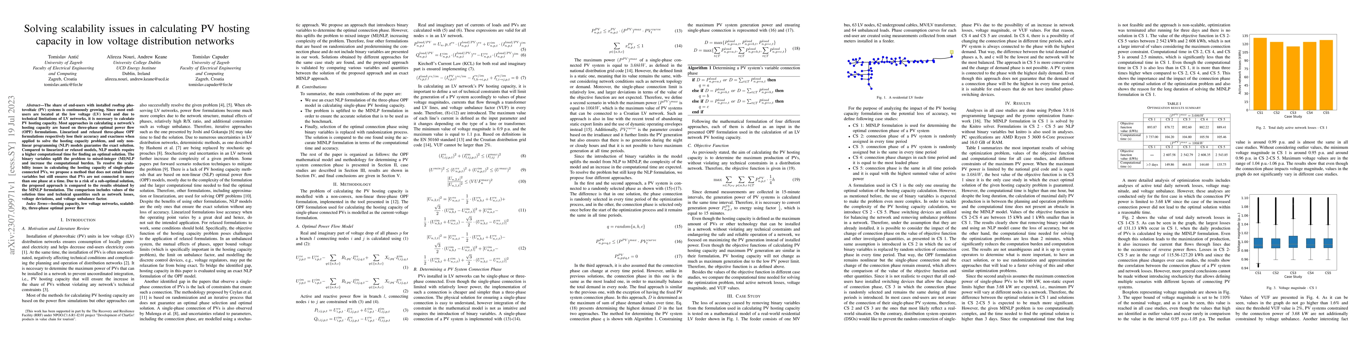 Thumbnail for Solving scalability issues in calculating PV hosting capacity in low
  voltage distribution networks