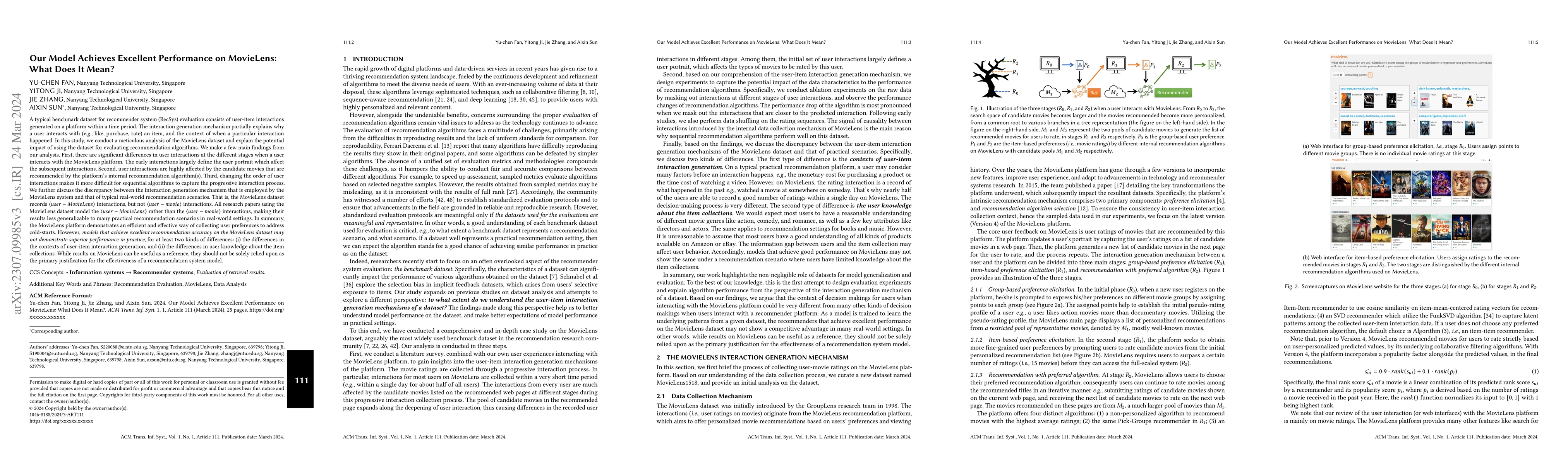 Thumbnail for Our Model Achieves Excellent Performance on MovieLens: What Does it
  Mean?