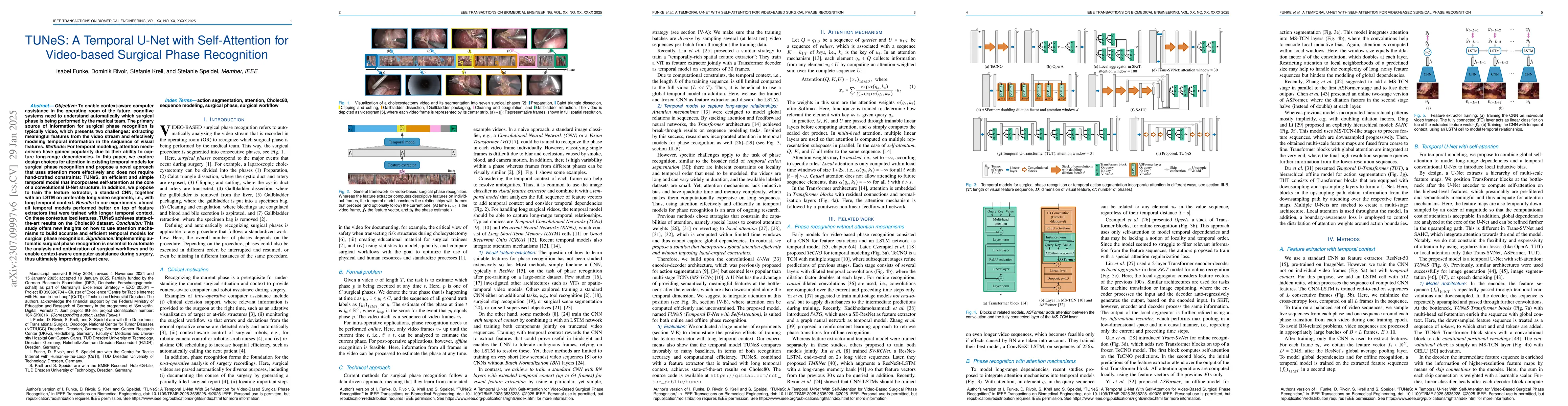 Thumbnail for TUNeS: A Temporal U-Net with Self-Attention for Video-based Surgical
  Phase Recognition