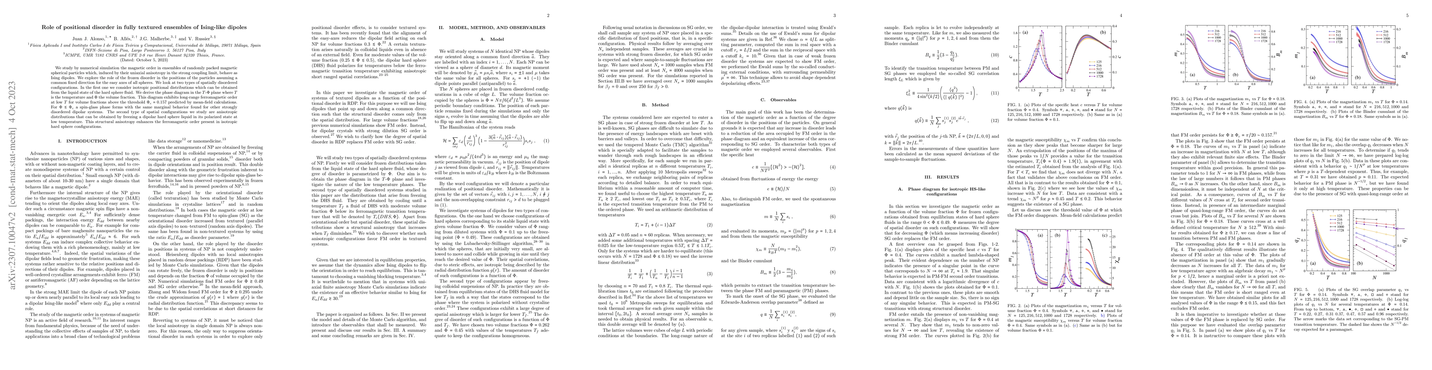 Thumbnail for Role of positional disorder in fully textured ensembles of Ising-like
  dipoles