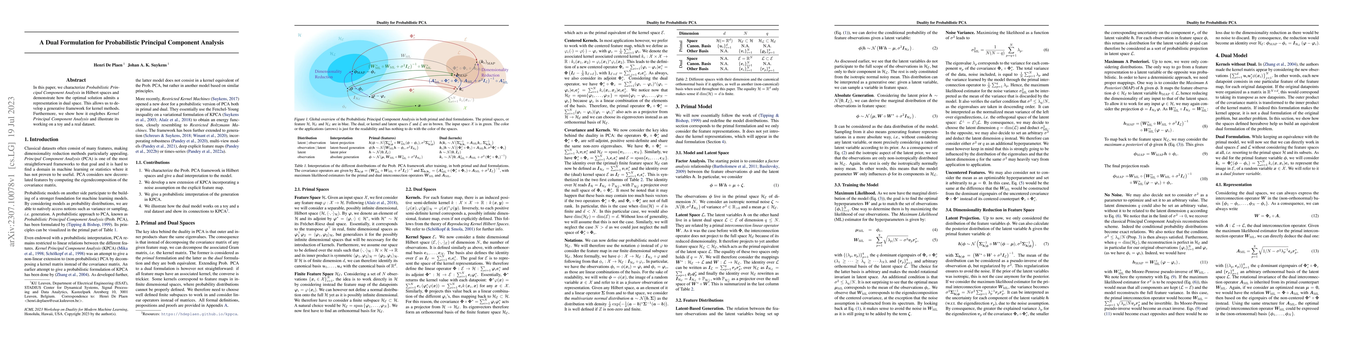 Thumbnail for A Dual Formulation for Probabilistic Principal Component Analysis