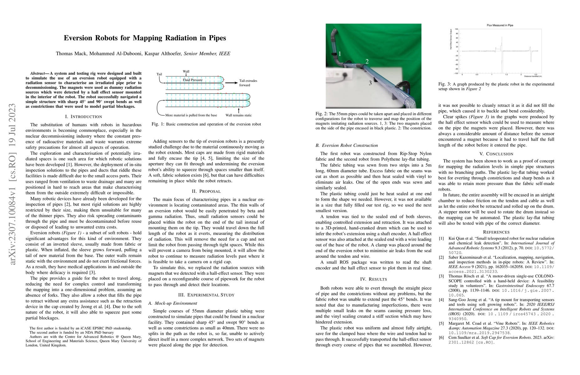 Thumbnail for Eversion Robots for Mapping Radiation in Pipes