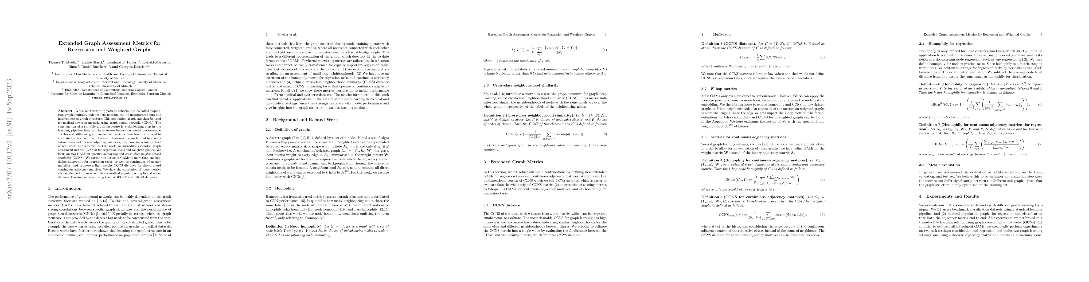 Thumbnail for Extended Graph Assessment Metrics for Graph Neural Networks