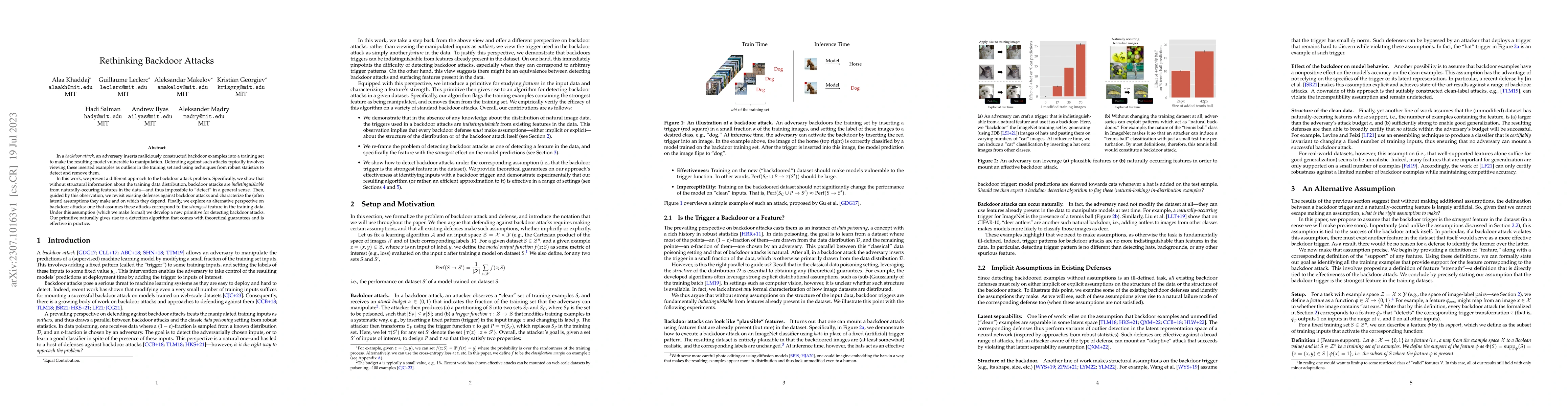 Thumbnail for Rethinking Backdoor Attacks