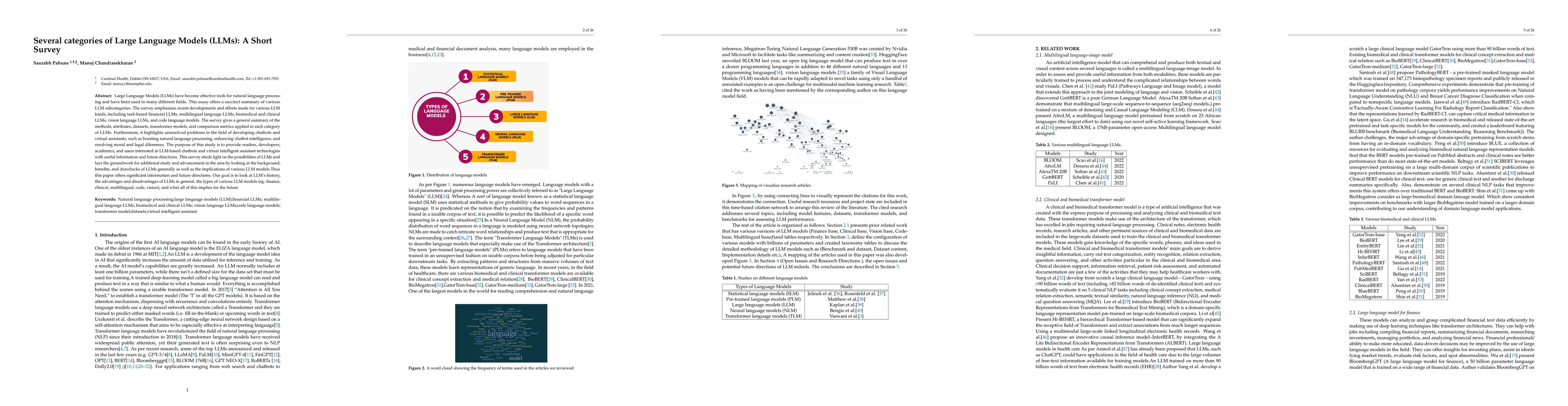Thumbnail for Several categories of Large Language Models (LLMs): A Short Survey