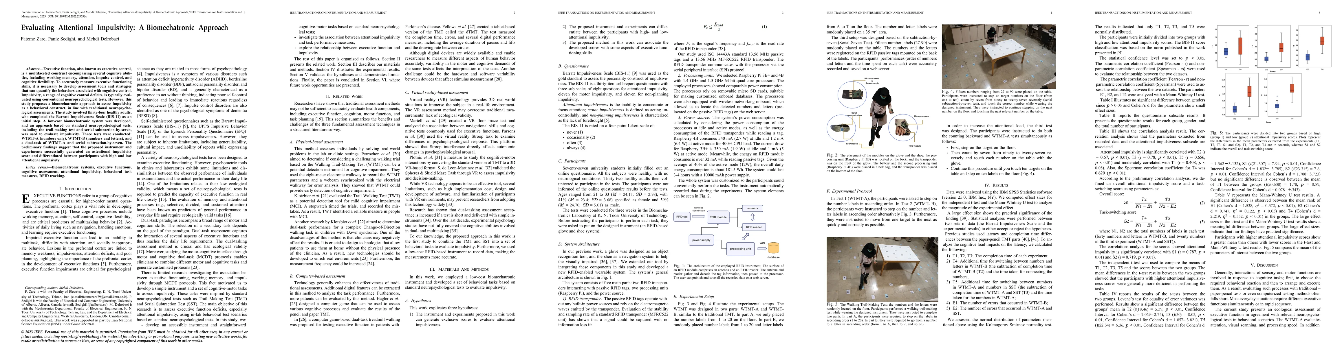 Thumbnail for Evaluating Attentional Impulsivity: A Biomechatronic Approach