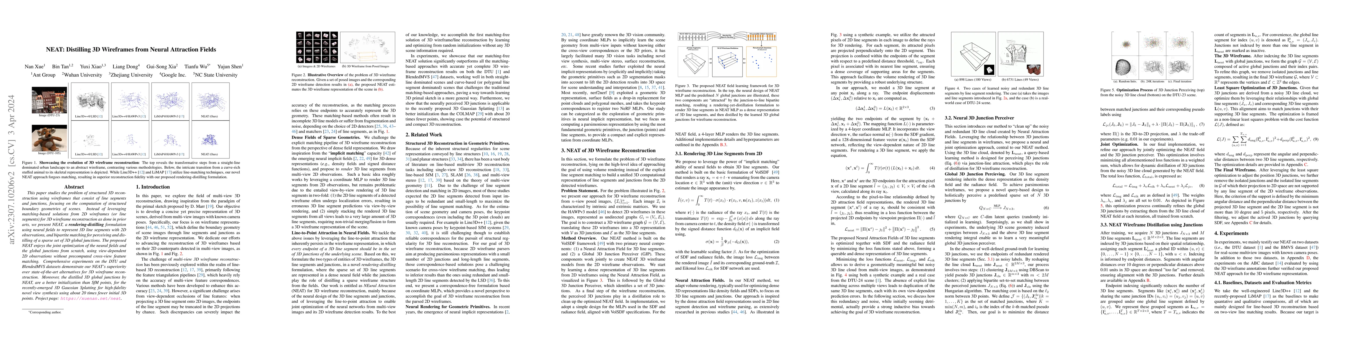 Thumbnail for NEAT: Distilling 3D Wireframes from Neural Attraction Fields