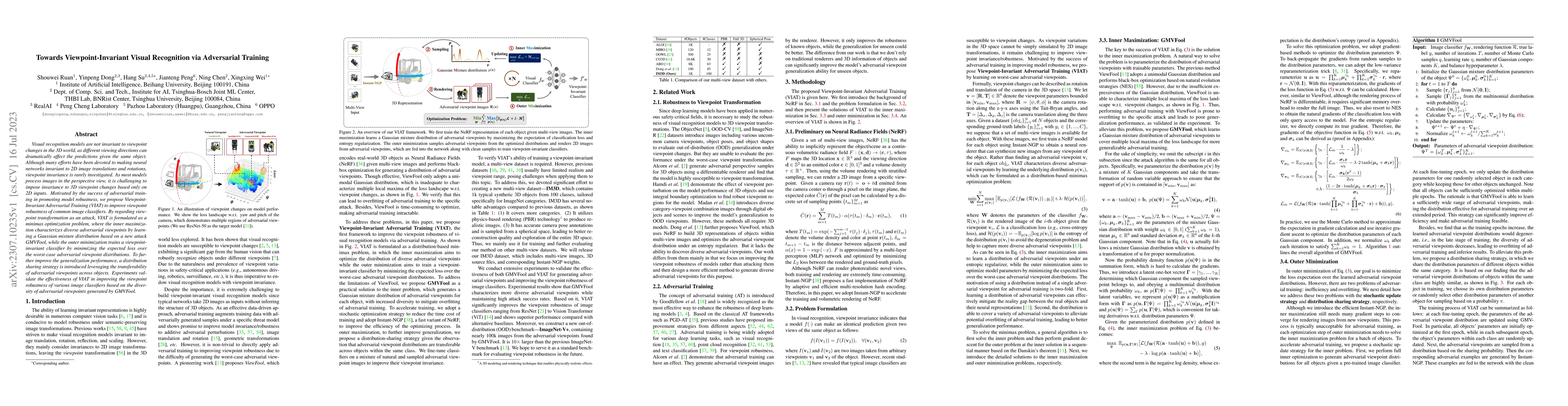 Thumbnail for Towards Viewpoint-Invariant Visual Recognition via Adversarial Training