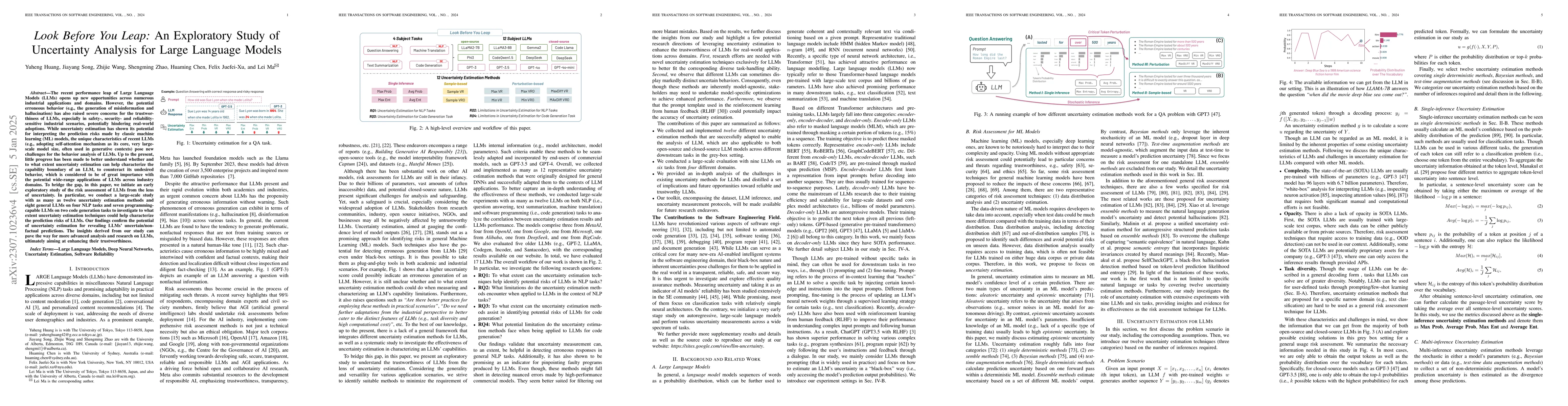 Thumbnail for Look Before You Leap: An Exploratory Study of Uncertainty Measurement
  for Large Language Models