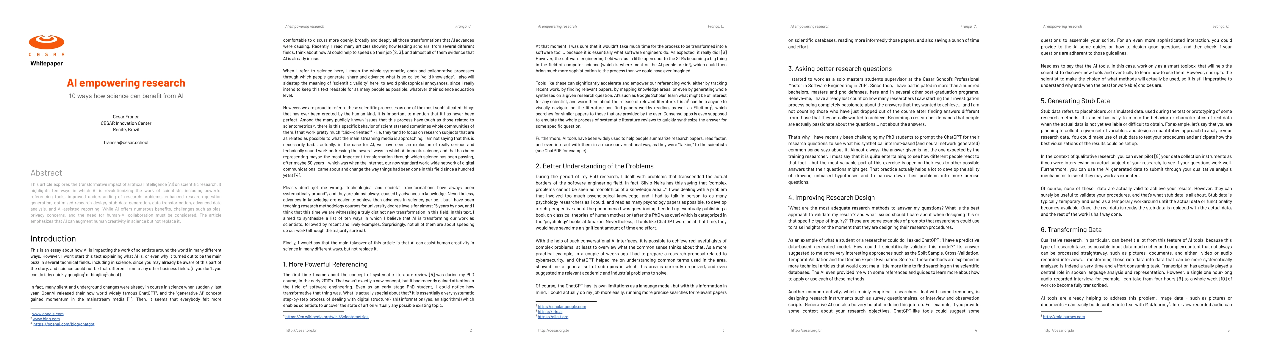 Thumbnail for AI empowering research: 10 ways how science can benefit from AI