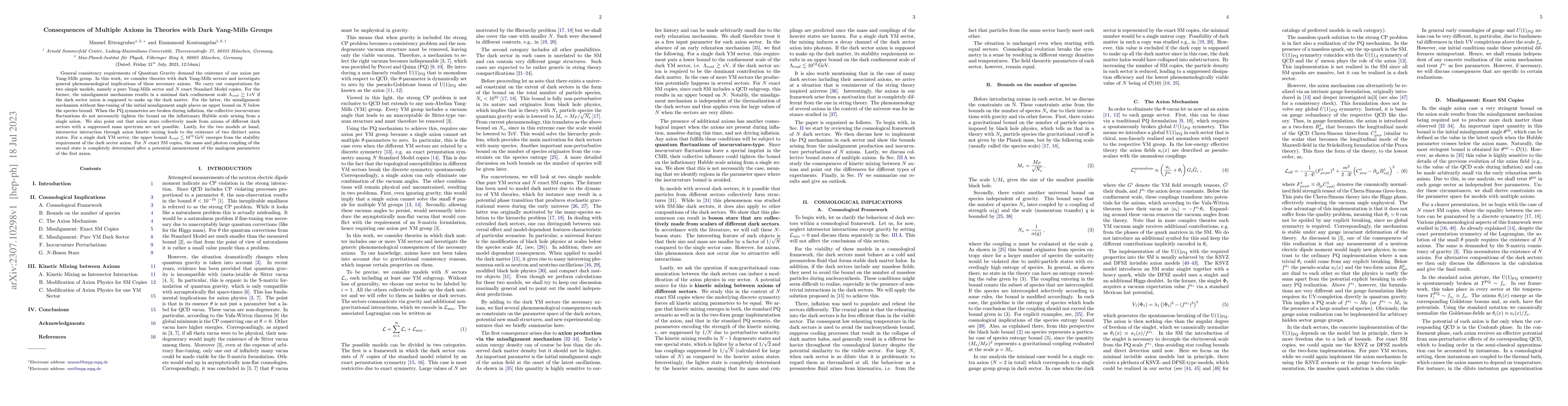 Thumbnail for Consequences of Multiple Axions in Theories with Dark Yang-Mills Groups