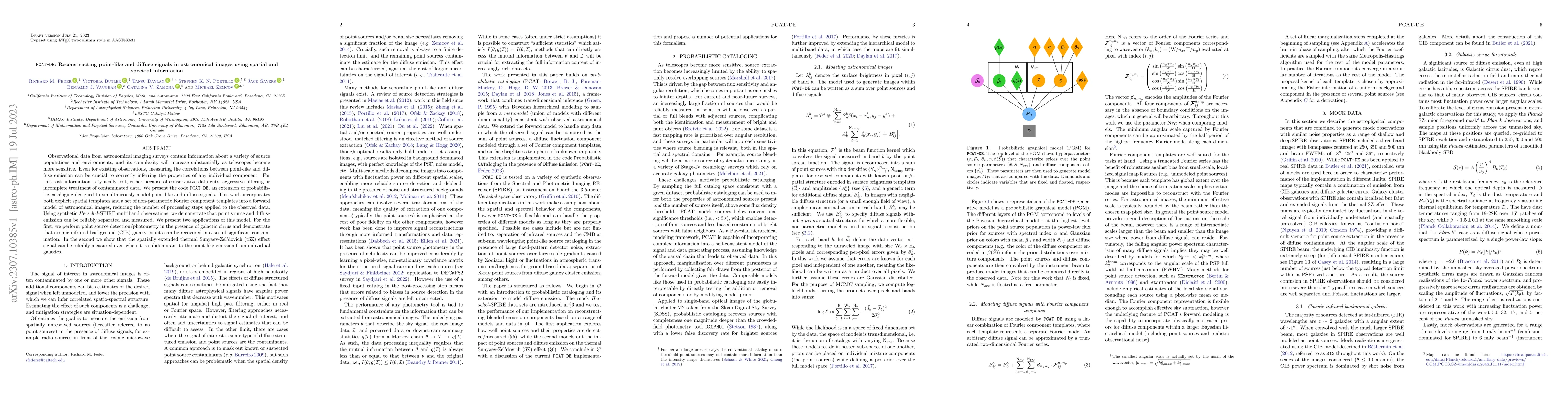 Thumbnail for PCAT-DE: Reconstructing point-like and diffuse signals in astronomical
  images using spatial and spectral information