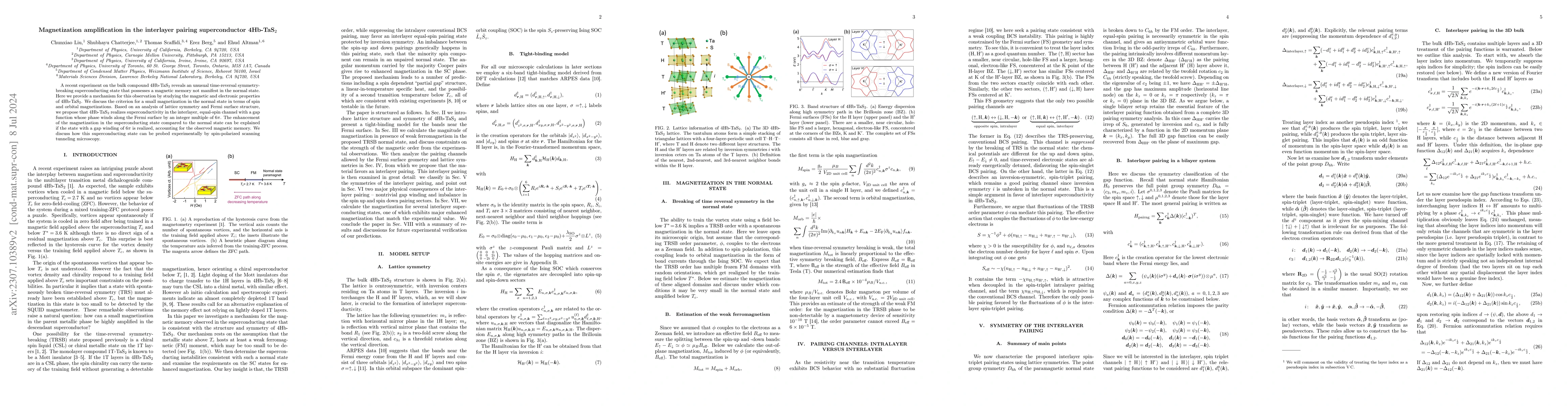 Thumbnail for Magnetization amplification in the interlayer pairing superconductor
  4Hb-TaS$_2$