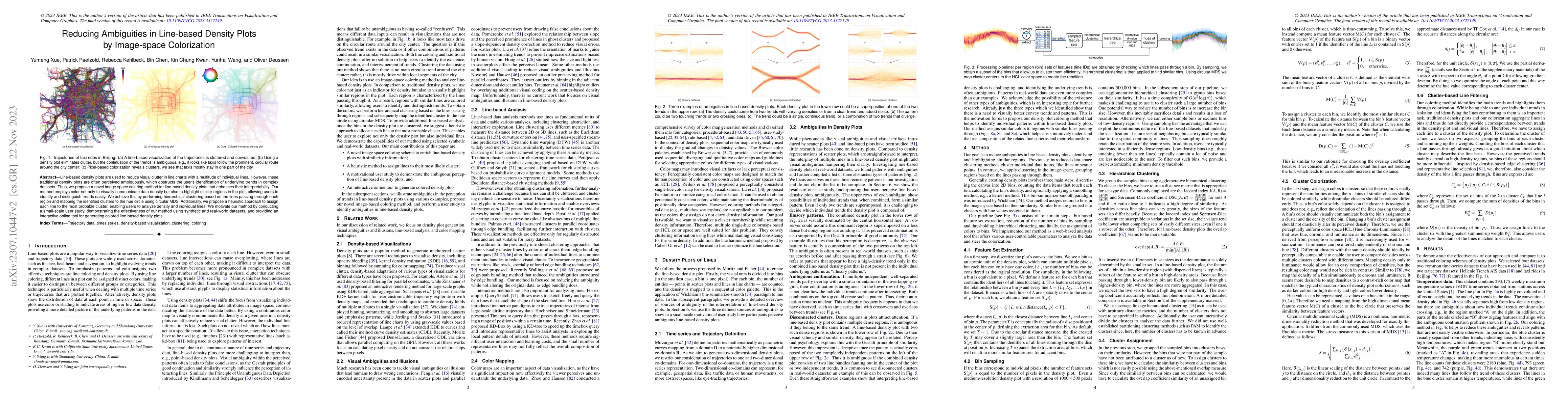 Thumbnail for Reducing Ambiguities in Line-based Density Plots by Image-space
  Colorization