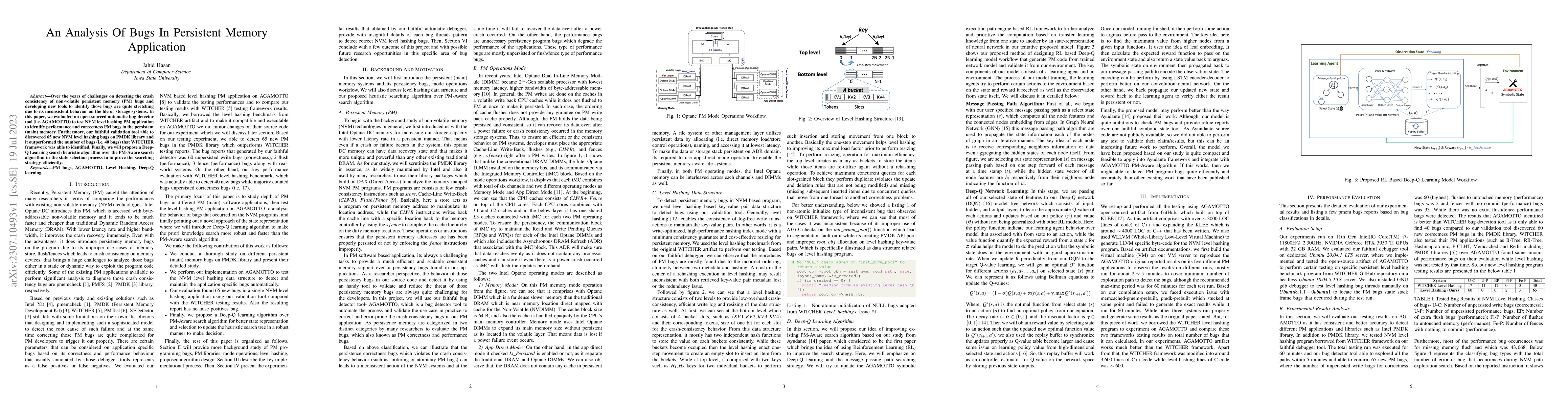 Thumbnail for An Analysis of Bugs In Persistent Memory Application