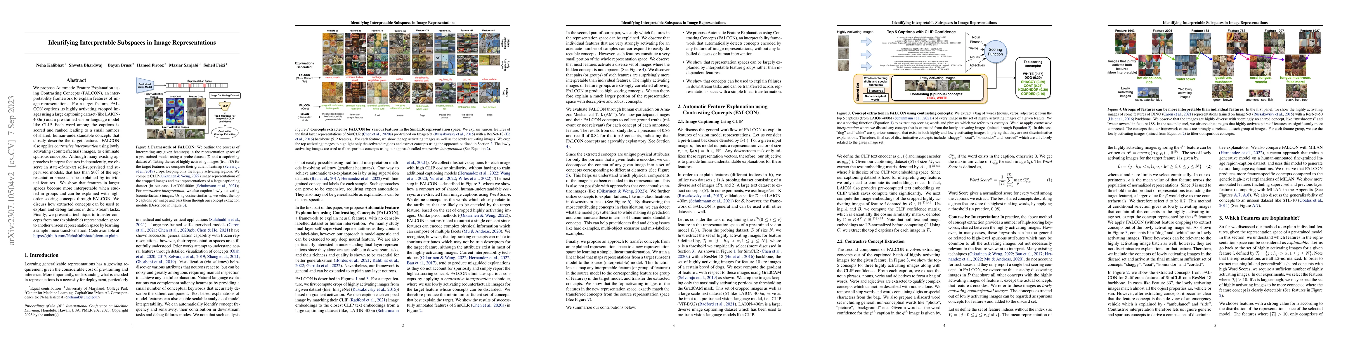 Thumbnail for Identifying Interpretable Subspaces in Image Representations