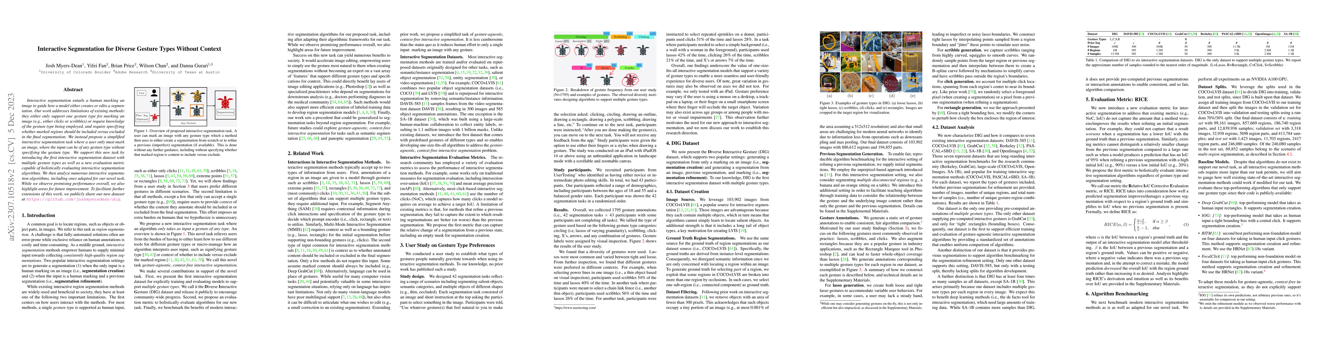 Thumbnail for Interactive Segmentation for Diverse Gesture Types Without Context