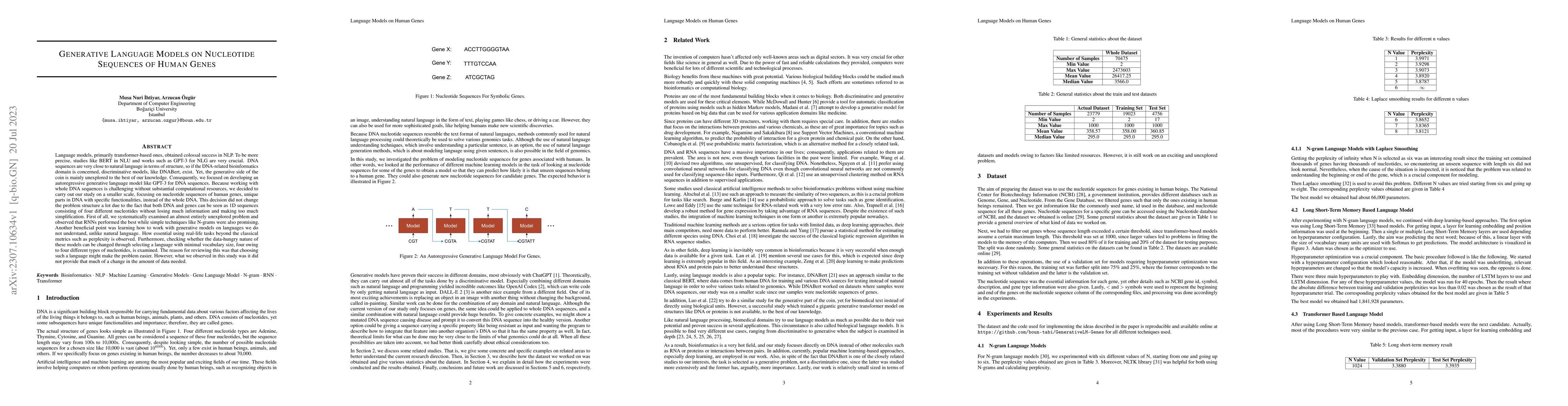 Thumbnail for Generative Language Models on Nucleotide Sequences of Human Genes