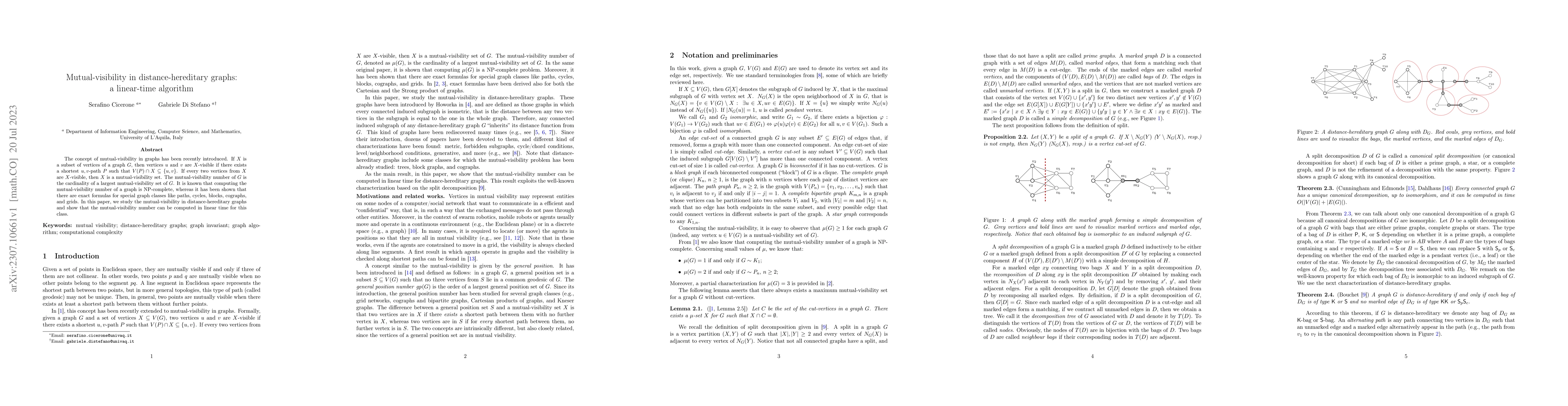 Thumbnail for Mutual-visibility in distance-hereditary graphs: a linear-time algorithm