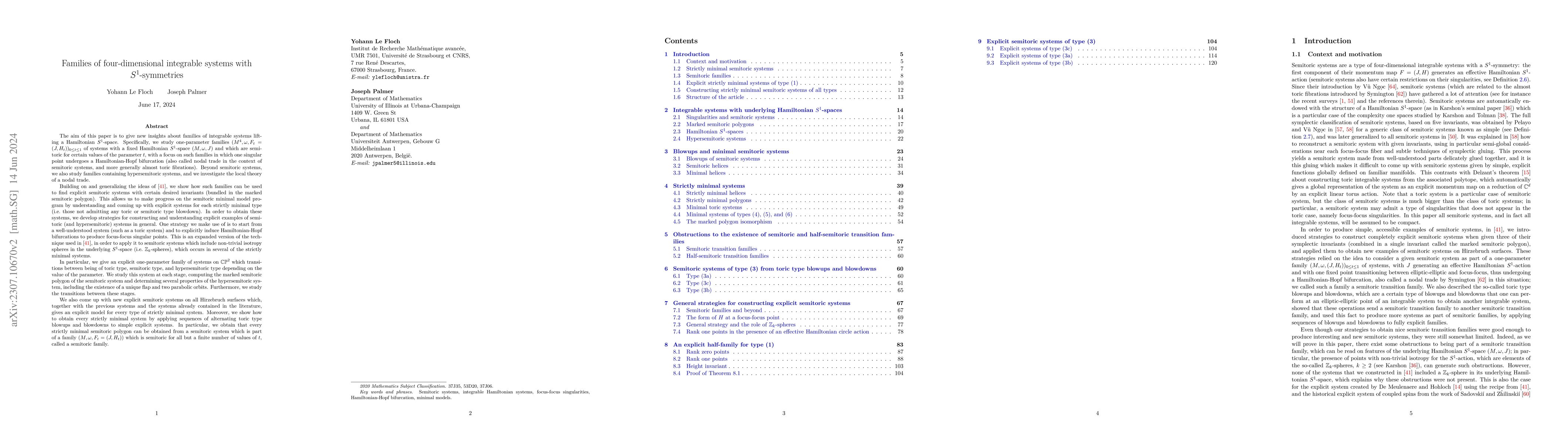Thumbnail for Families of four-dimensional integrable systems with $S^1$-symmetries
