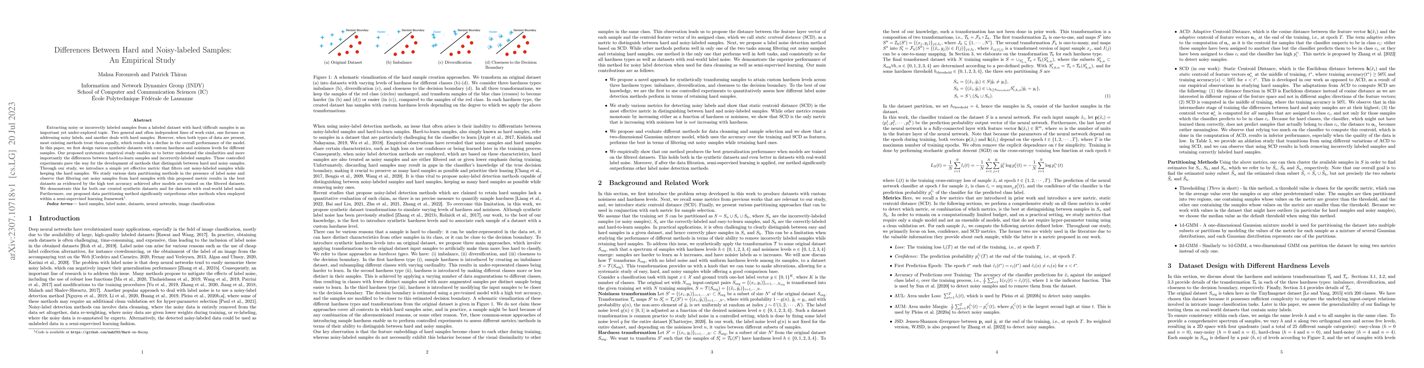 Thumbnail for Differences Between Hard and Noisy-labeled Samples: An Empirical Study