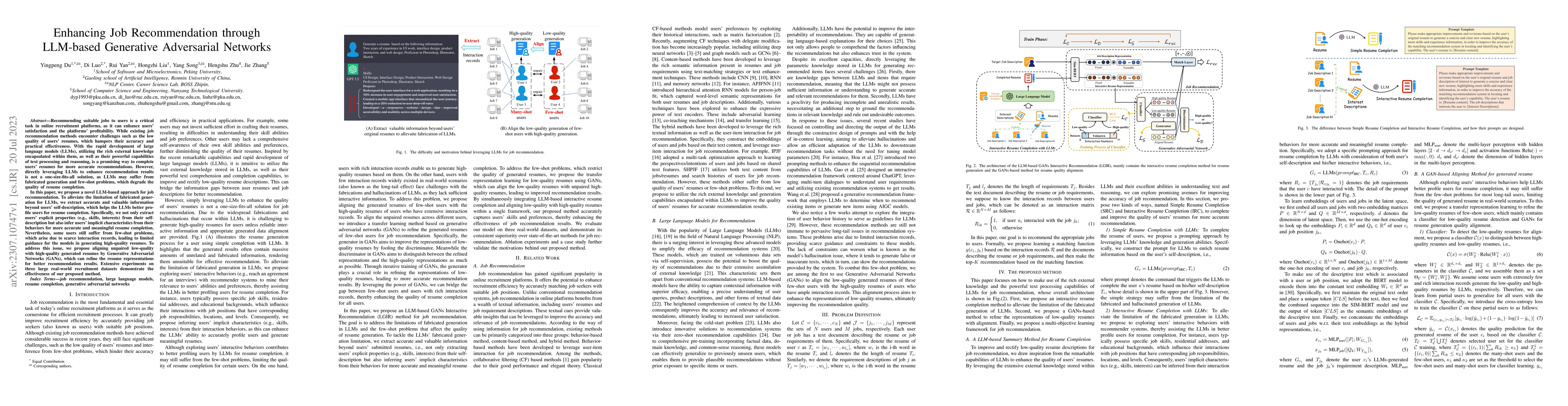 Thumbnail for Enhancing Job Recommendation through LLM-based Generative Adversarial
  Networks