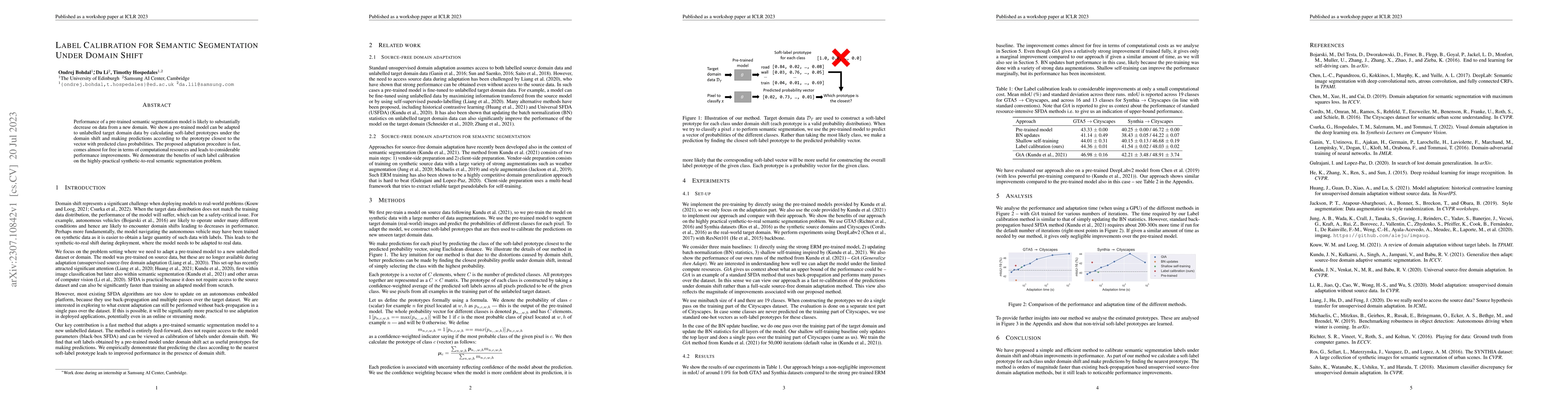 Thumbnail for Label Calibration for Semantic Segmentation Under Domain Shift