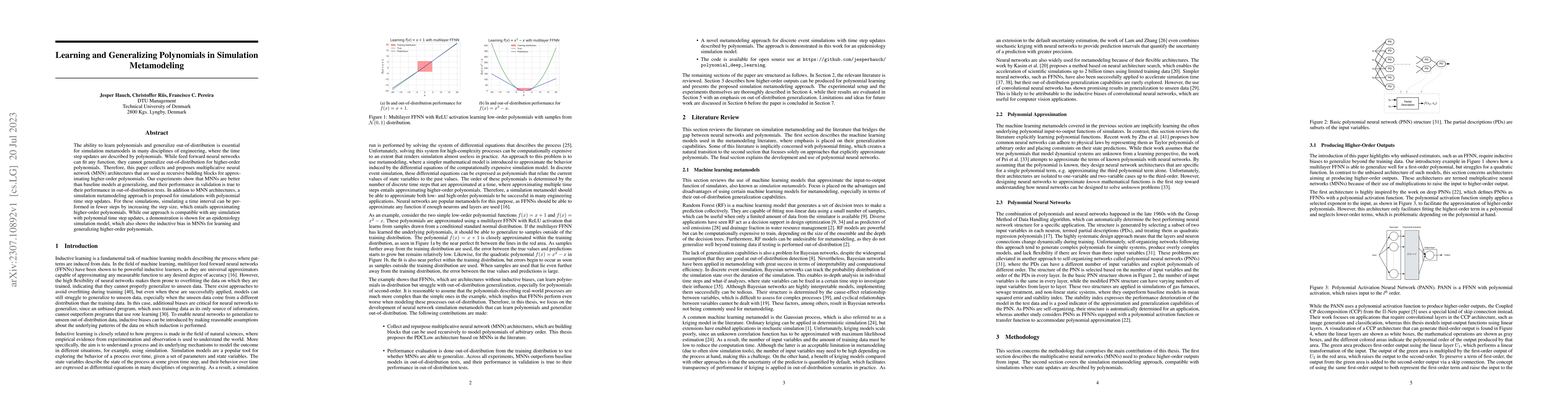 Thumbnail for Learning and Generalizing Polynomials in Simulation Metamodeling
