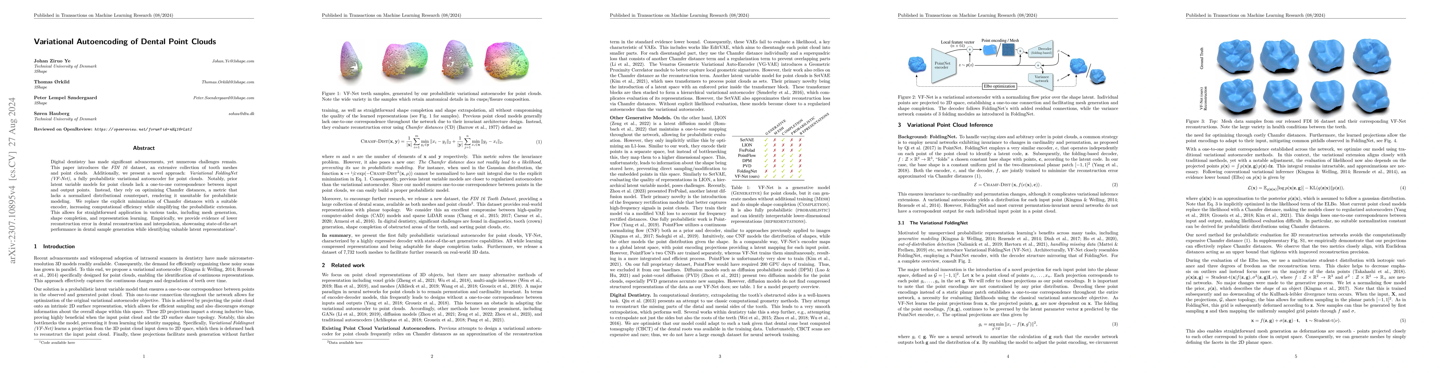 Thumbnail for Variational Autoencoding of Dental Point Clouds