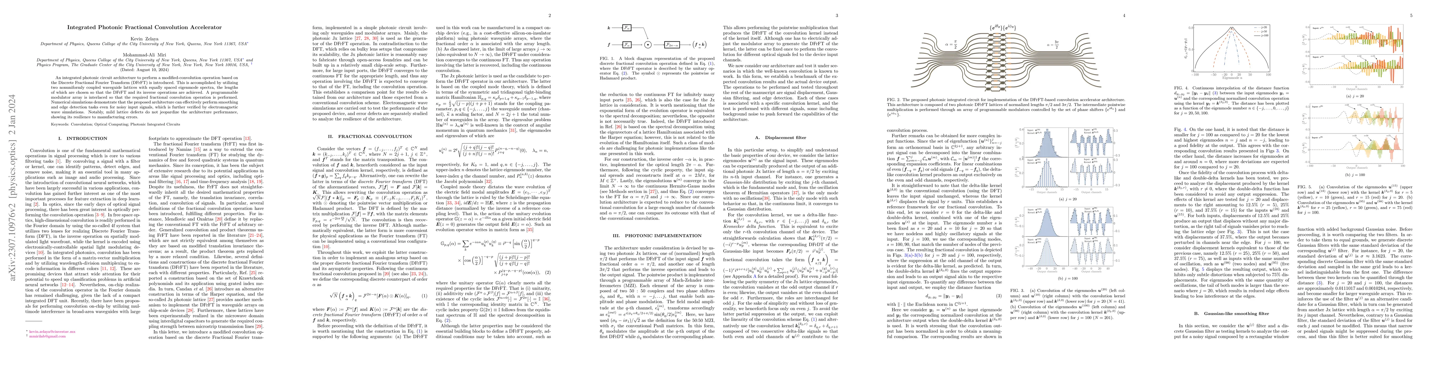 Thumbnail for Integrated Photonic Fractional Convolution Accelerator