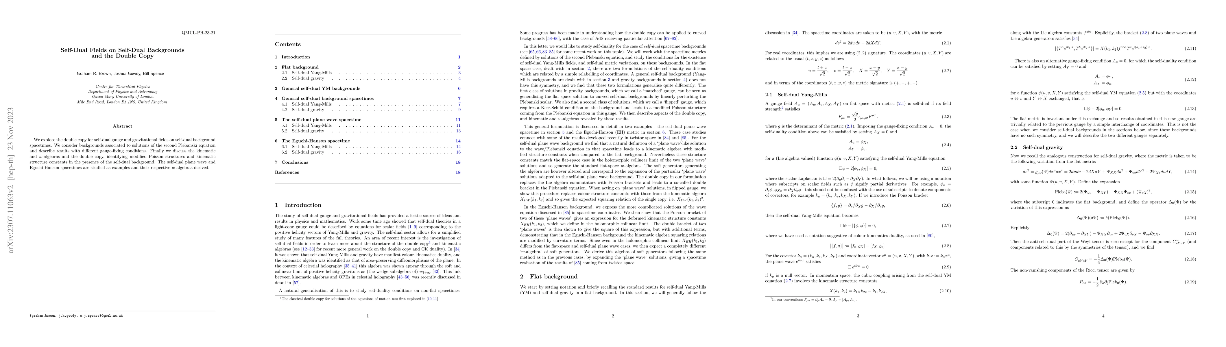 Thumbnail for Self-Dual Fields on Self-Dual Backgrounds and the Double Copy