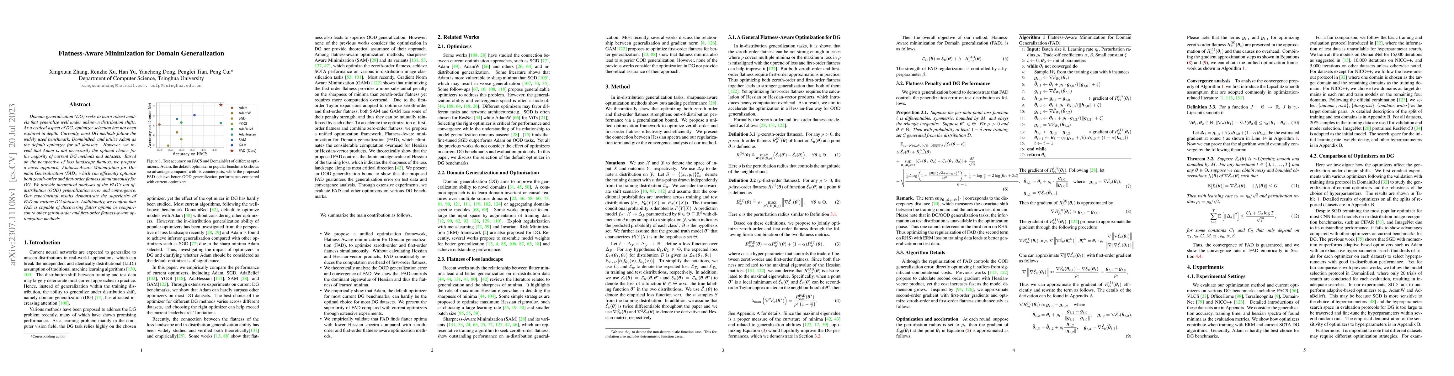 Thumbnail for Flatness-Aware Minimization for Domain Generalization