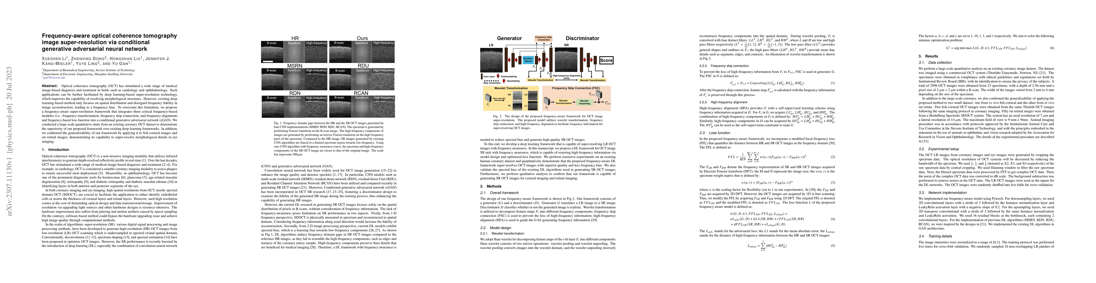 Thumbnail for Frequency-aware optical coherence tomography image super-resolution via
  conditional generative adversarial neural network