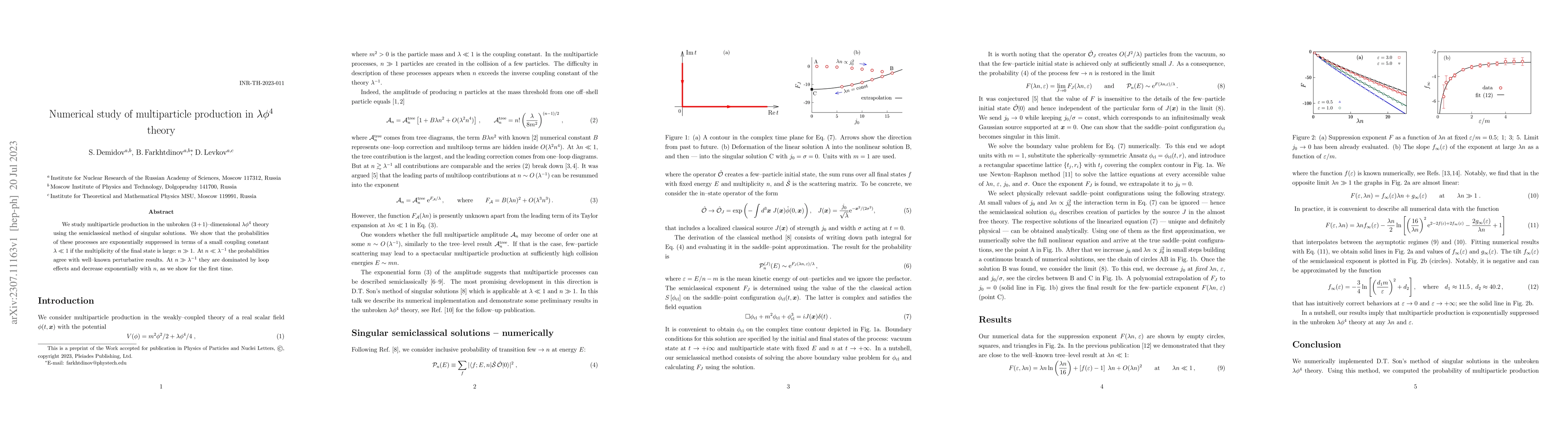 Thumbnail for Numerical study of multiparticle production in $\lambda\phi^4$ theory