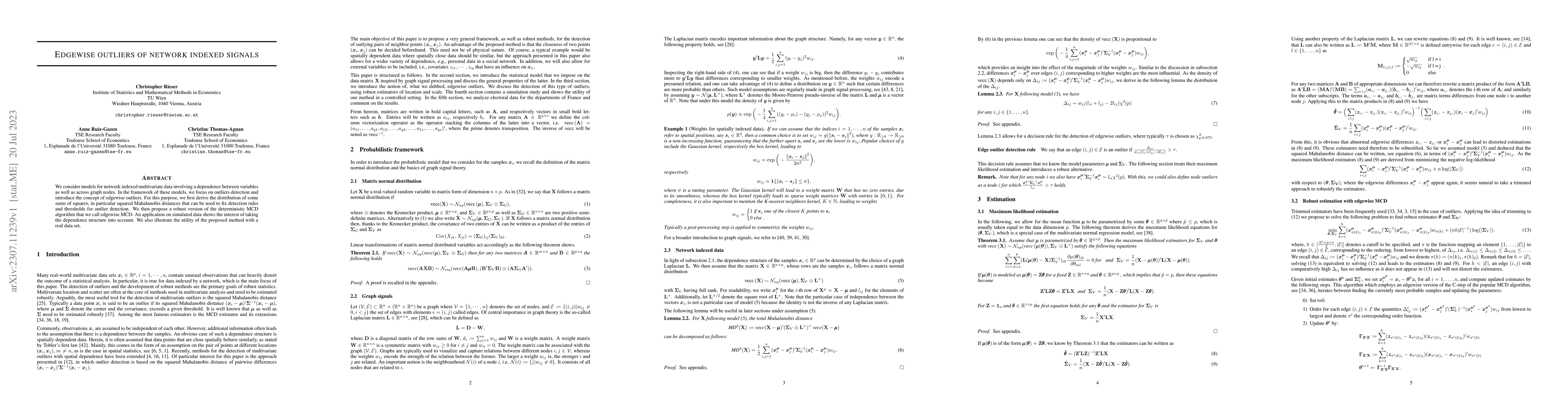 Thumbnail for Edgewise outliers of network indexed signals