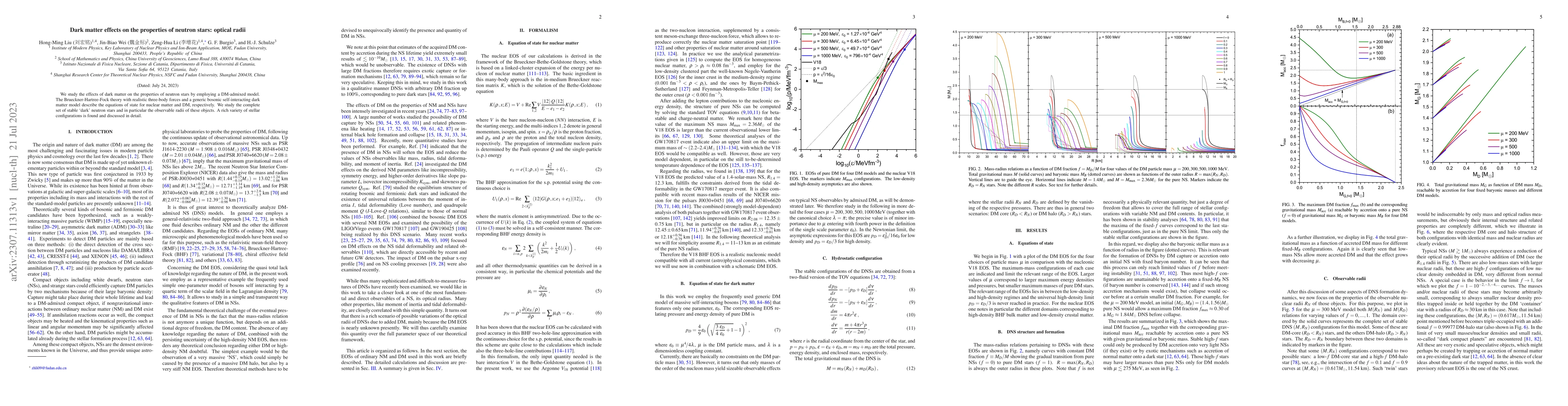 Thumbnail for Dark matter effects on the properties of neutron stars: optical radii