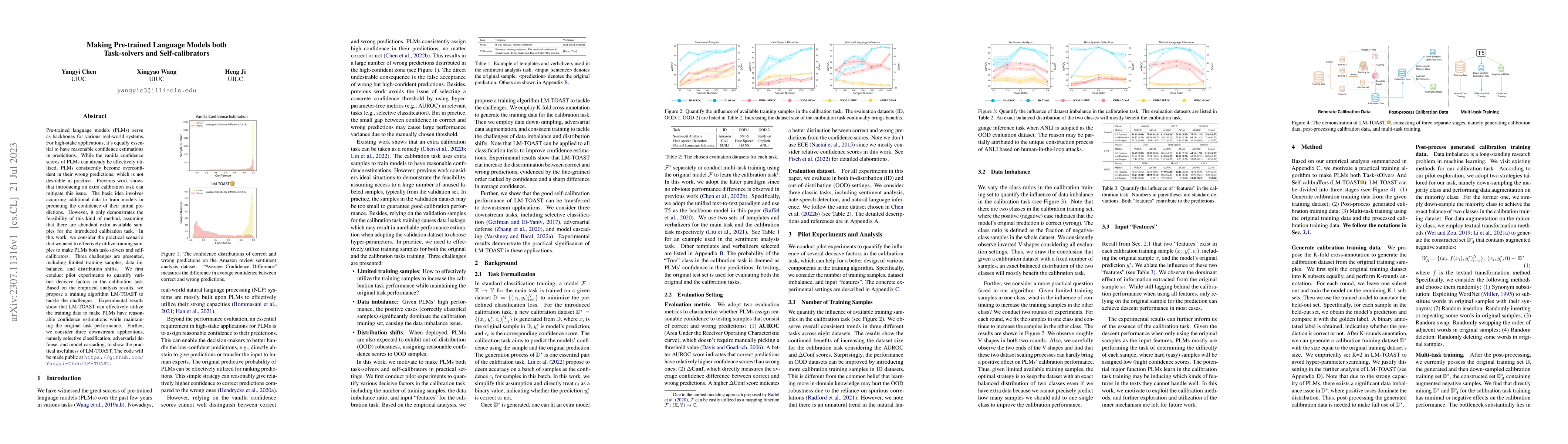 Thumbnail for Making Pre-trained Language Models both Task-solvers and
  Self-calibrators