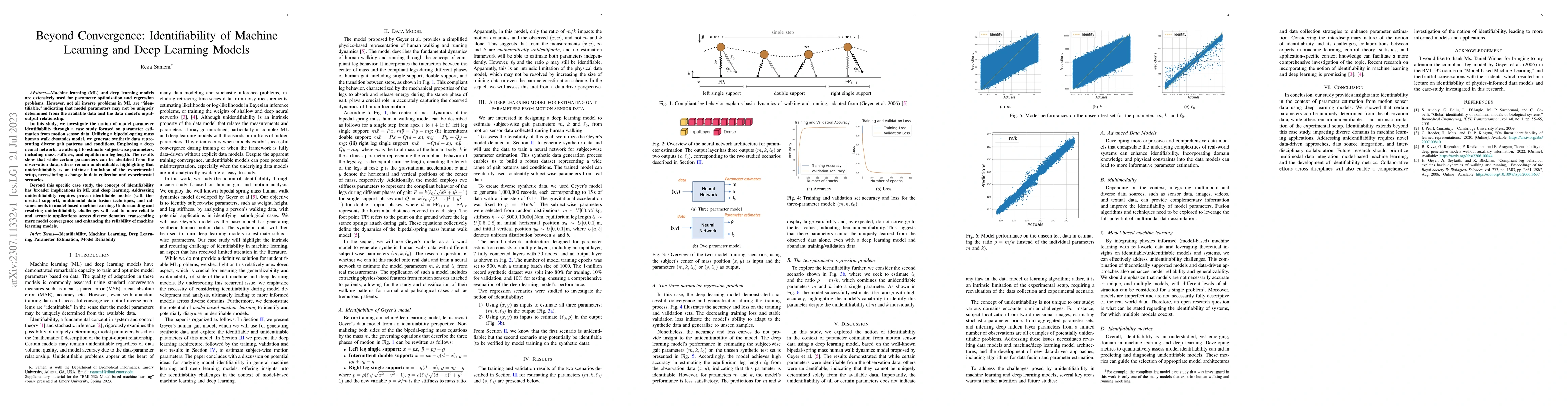 Thumbnail for Beyond Convergence: Identifiability of Machine Learning and Deep
  Learning Models