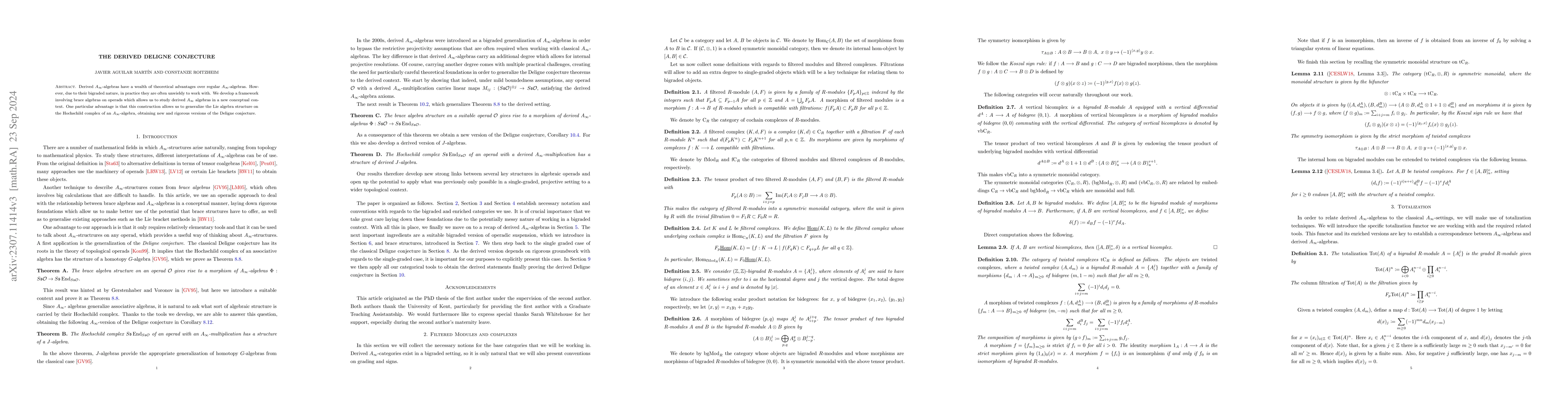 Thumbnail for The Derived Deligne Conjecture