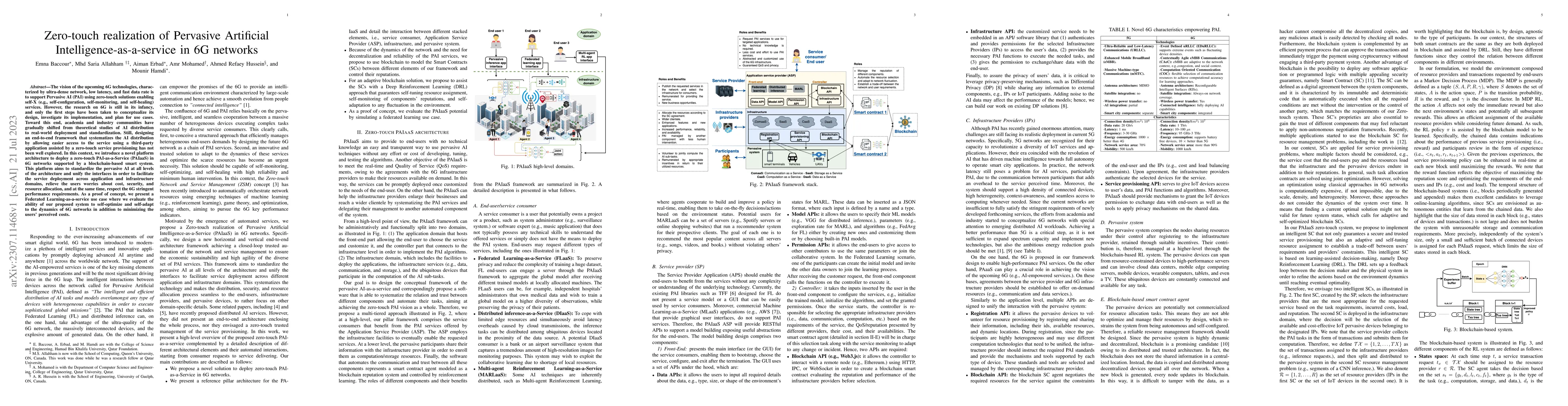 Thumbnail for Zero-touch realization of Pervasive Artificial Intelligence-as-a-service
  in 6G networks