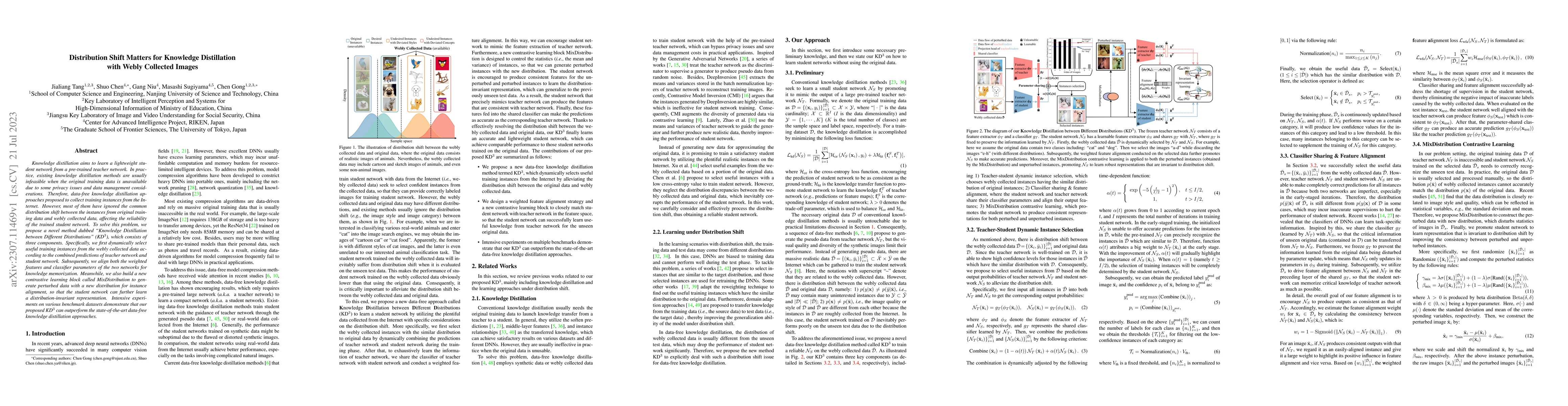Thumbnail for Distribution Shift Matters for Knowledge Distillation with Webly
  Collected Images