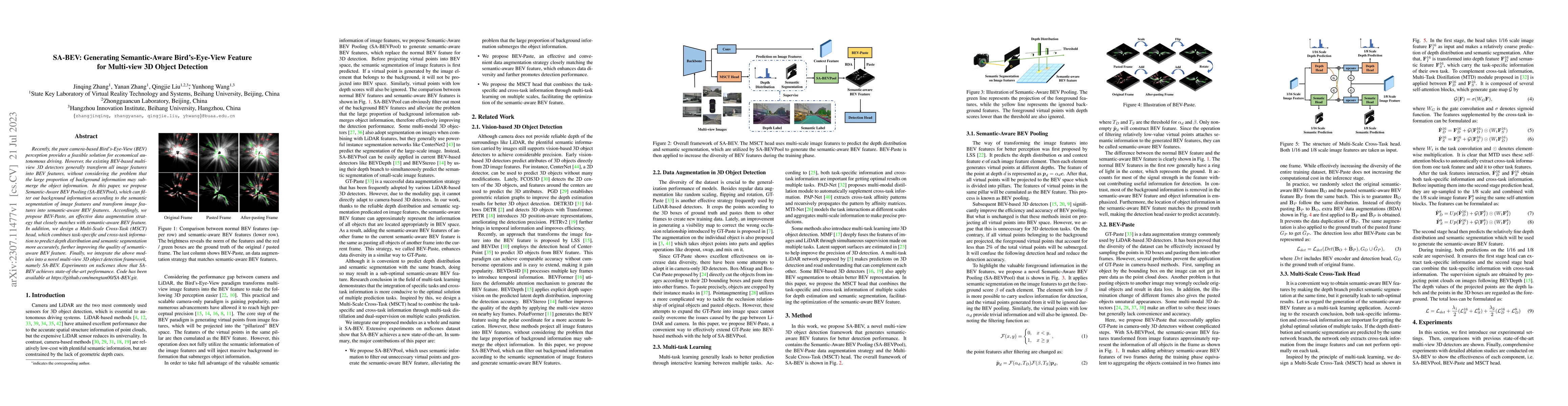 Thumbnail for SA-BEV: Generating Semantic-Aware Bird's-Eye-View Feature for Multi-view
  3D Object Detection