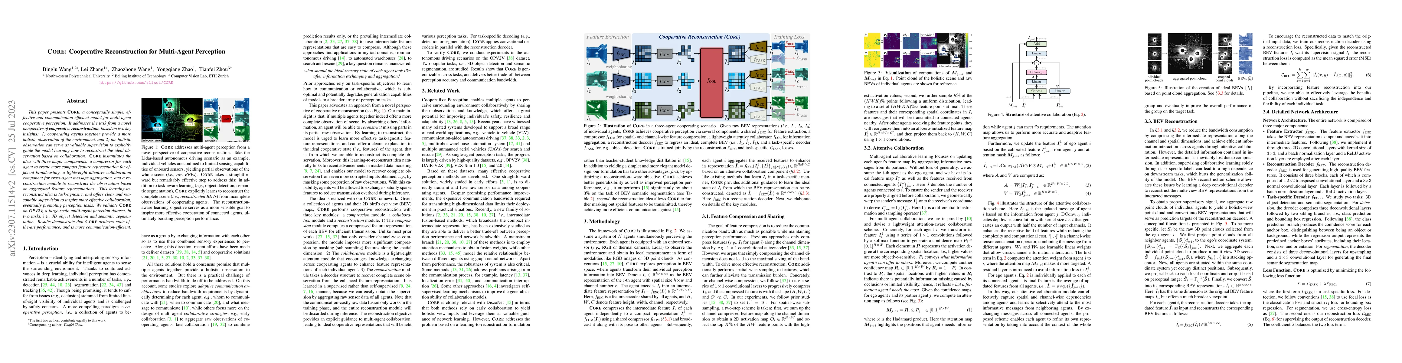 Thumbnail for CORE: Cooperative Reconstruction for Multi-Agent Perception