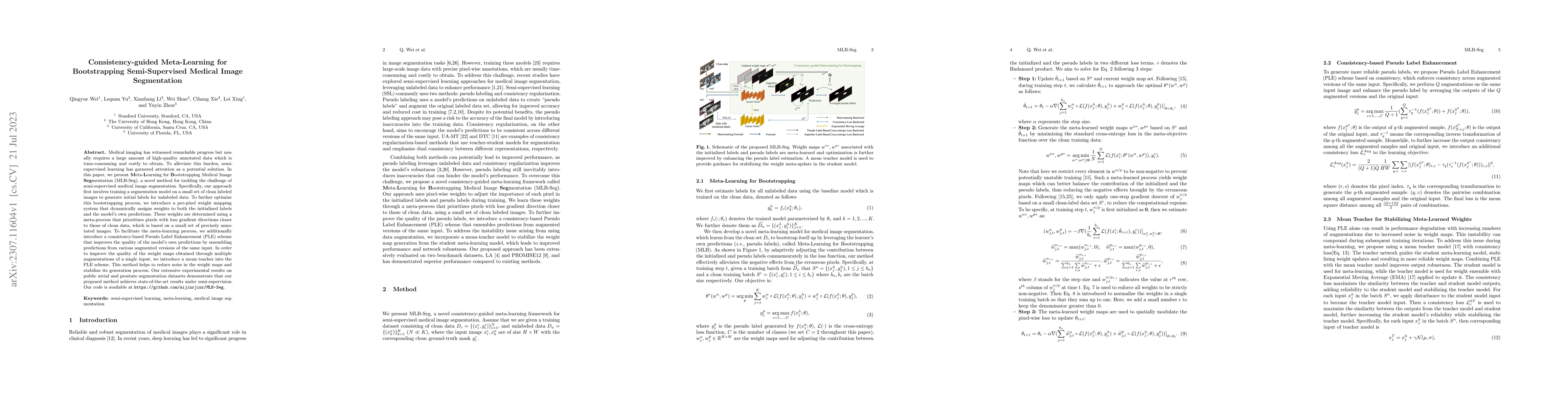 Thumbnail for Consistency-guided Meta-Learning for Bootstrapping Semi-Supervised
  Medical Image Segmentation